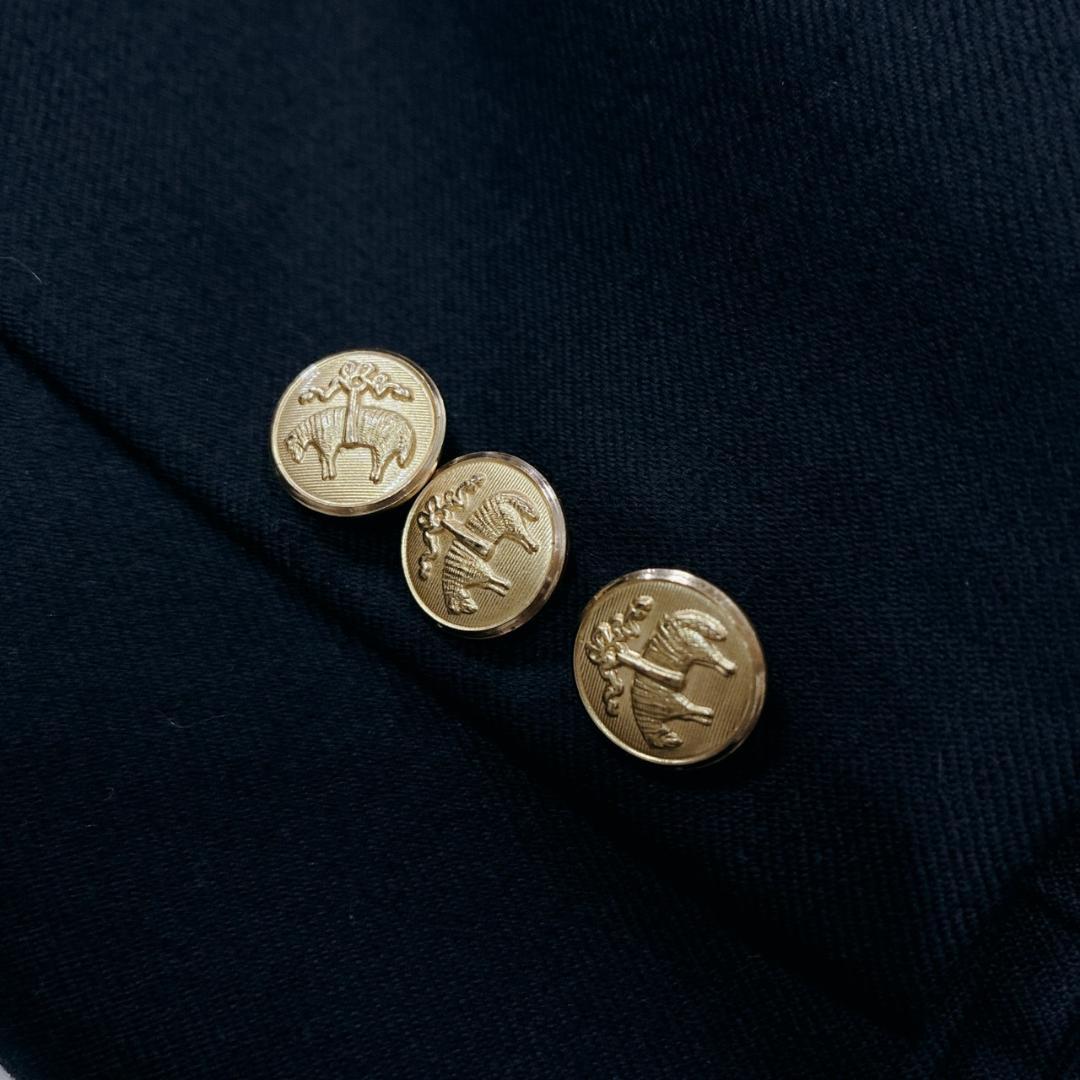 極美品 Brooks Brothers ダブル ジャケット 紺ブレ 金ボタン