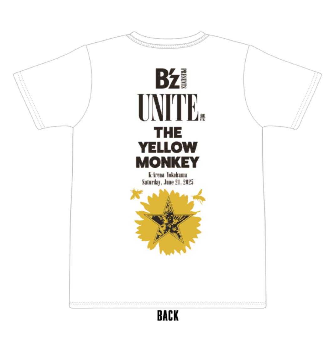 B'z UNITE THE YELLOW MONKEY Tシャツ Lサイズ B'z THE YELLOW MONKEY UNITE コラボ Tシャツ L - メルカリ