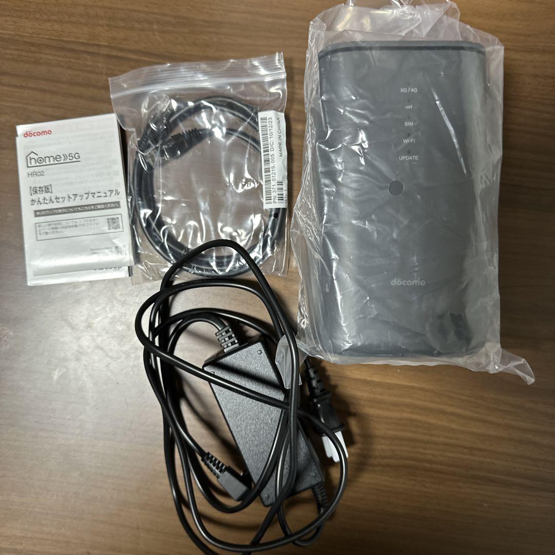 docomo home5G HR02 美品 かんたんセットアップマニュアル付き home 5G HR02 | home 5G | NTTドコモ