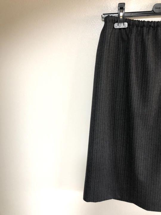 【公式サイト】正規ブランド品通販 DRIES NOTEN〕グレーヘリンボーンウールスカート VAN スカート