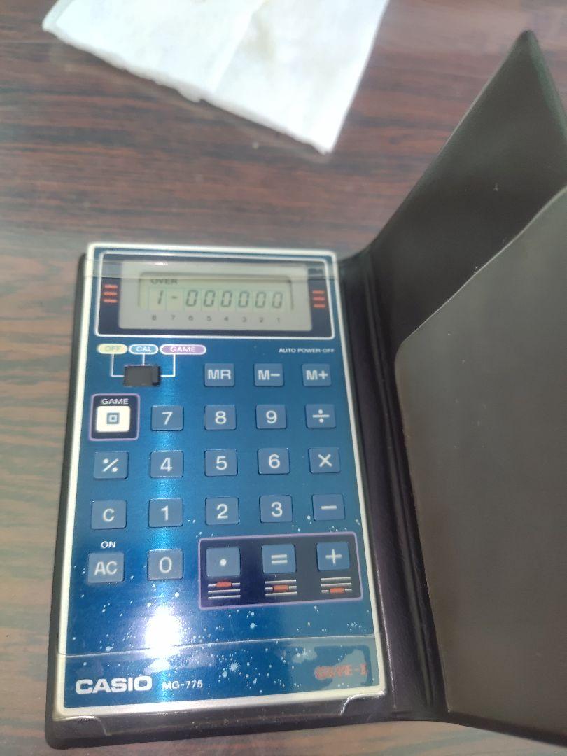 y*t様 CASIO MG-775 電卓 ゲーム付　正常稼働