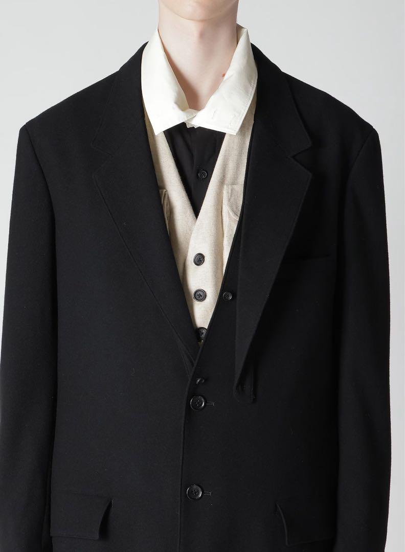 ジャケット・アウター YOHJI YAMAMOTOSPARECOLLARLONG WIM JACKET