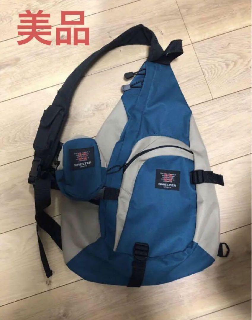 【美品】90’s 00’s SHELTER SPORTS ワンショルダーバッグ