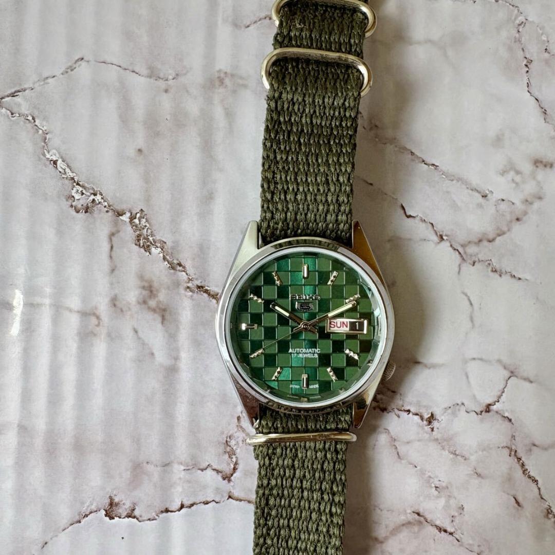 SEIKO5★オーバホール済★デイデイト★自動巻★日本製★アンティーク★70S