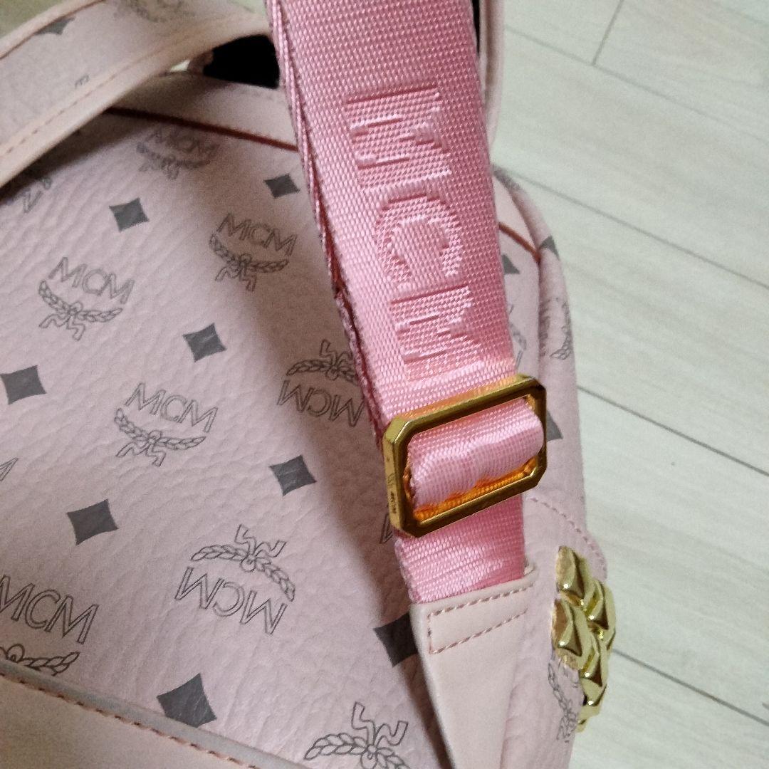 MCM ピンク バックパック リュック　パウダーピンク