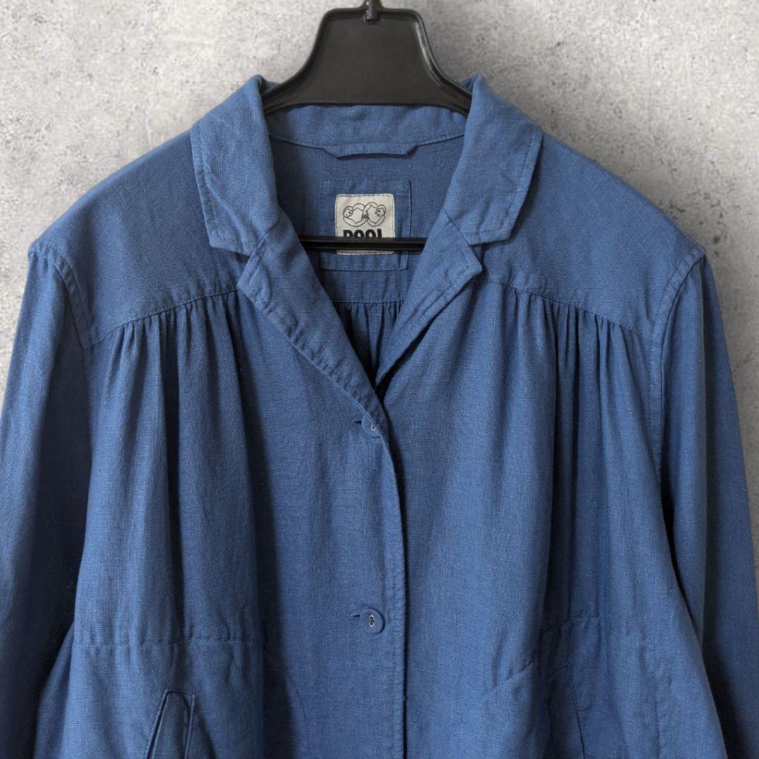 IDEE POOL いろいろの服 アトリエシャツワンピース　リネン100%