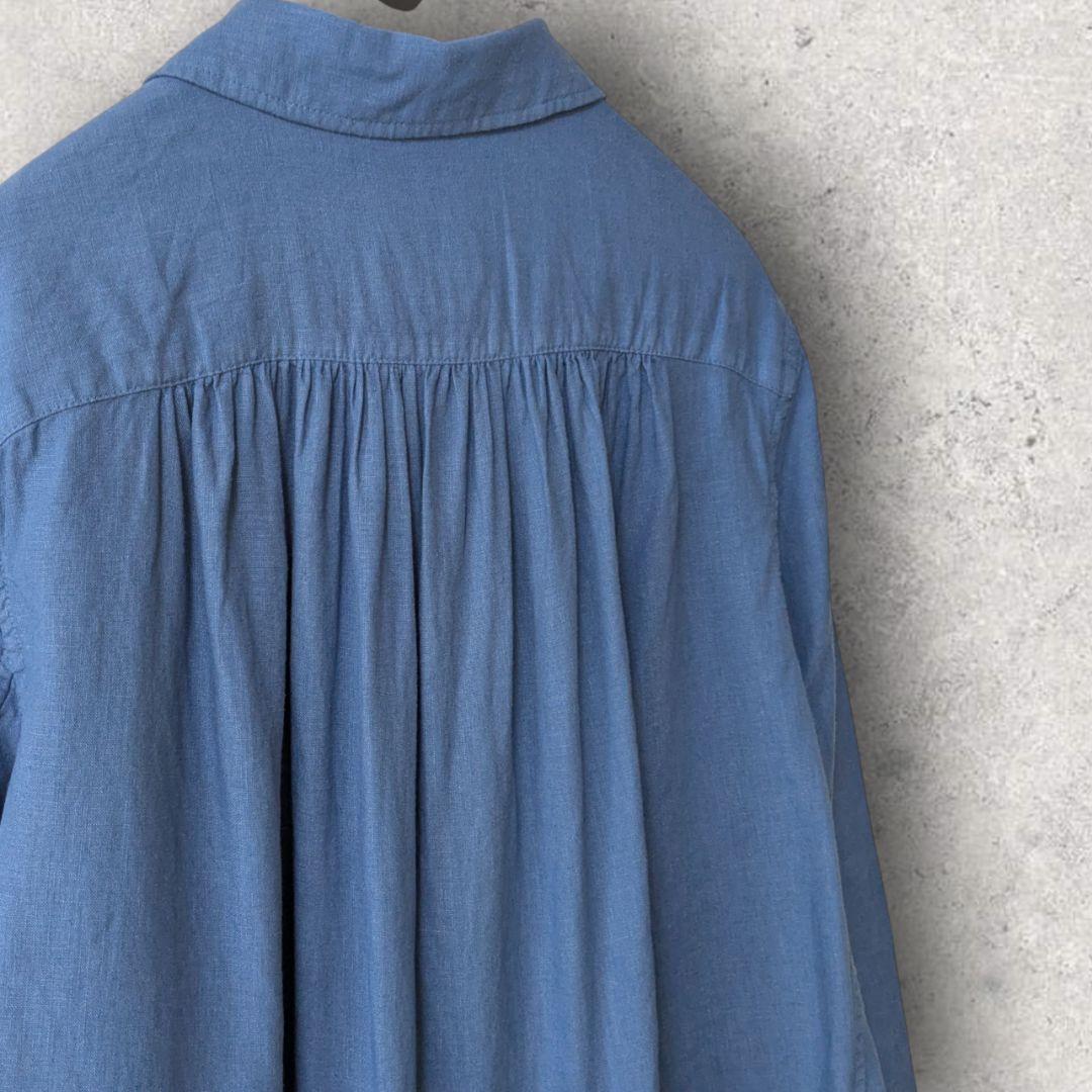 IDEE POOL いろいろの服 アトリエシャツワンピース　リネン100%