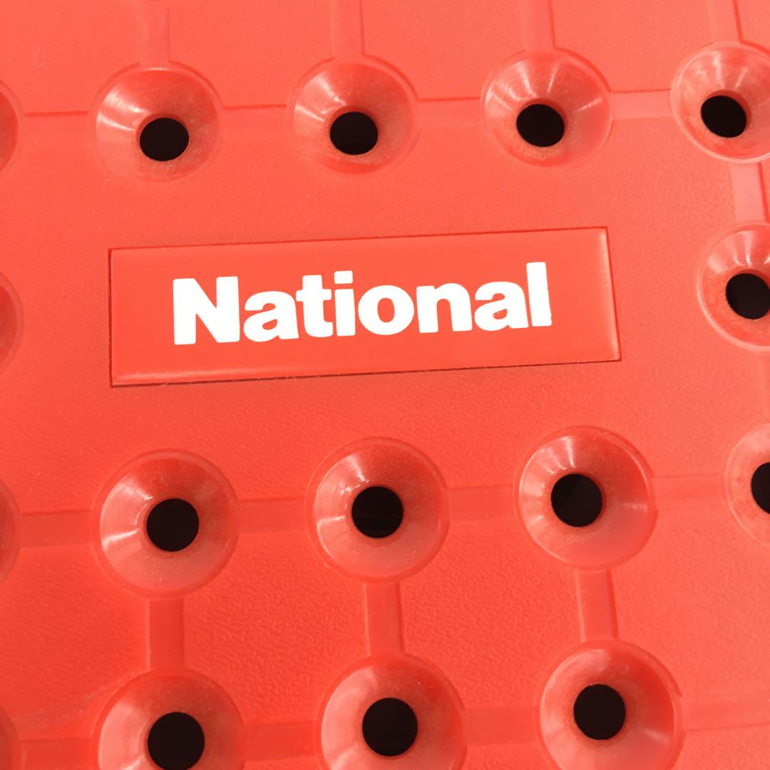 レトロ National SG-502N ラジオ・レコードプレーヤー 赤 動作品