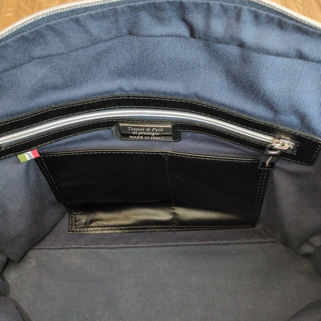 【Orobianco】2wayバッグ　ビジネスバッグ　ナイロン　ネイビー