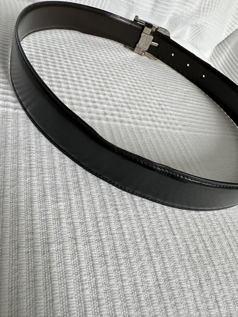 Cartier リバーシブル　ベルト　黒　茶色　ユニセックス　カルティエ