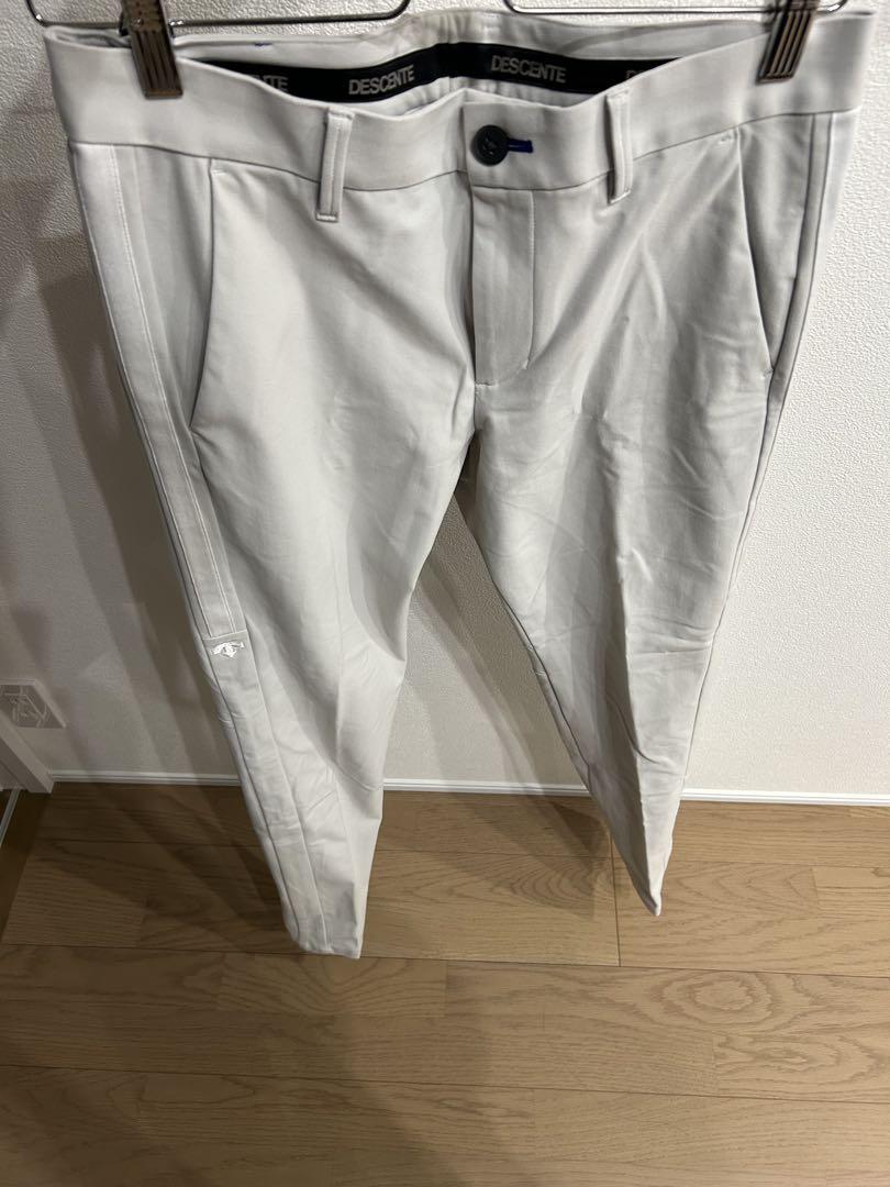 DESCENTE MoveSport ホワイト ゴルフパンツ