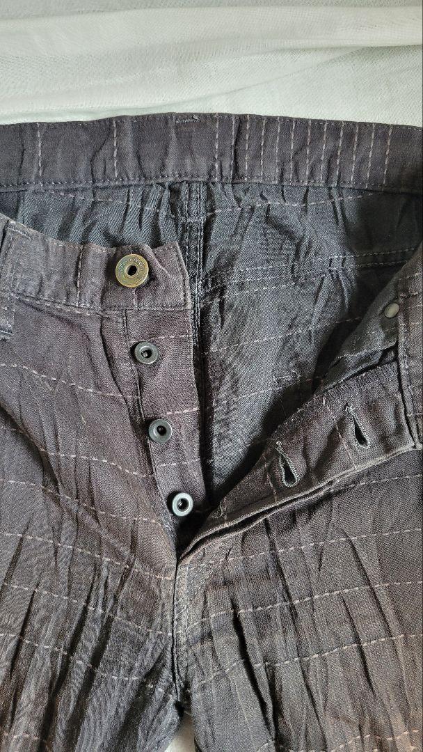 ISSEY MIYAKE シワ加工パンツ