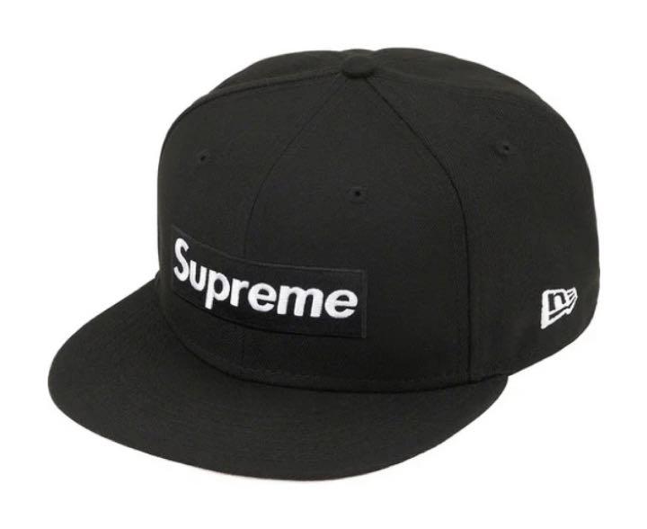 Supreme☆Money Box Logo New Era 7 5/8☆ - www.eeducationgroup.com 定番から最新購入 Box Money supreme Logo 新品未使用品 黒 Era New キャップ