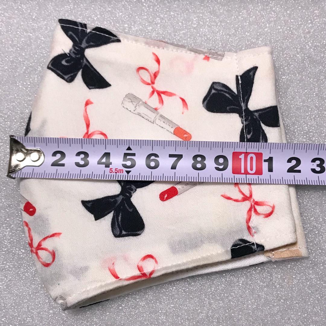 【ルージュ+リボン】ハンドメイド 大人用 立体 インナーマスク 手作り