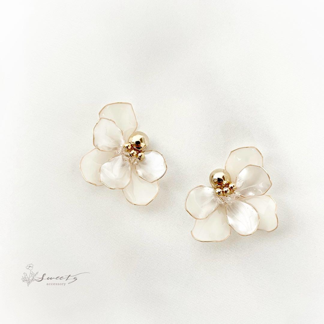 【新品】Sweet Accessory ハンドメイドピアス 2点セット