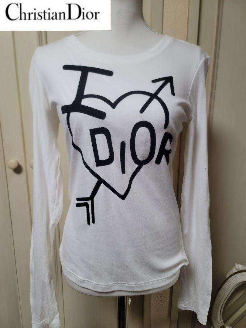 完成品 新品 Christian Tシャツ LOVE I ディオール Dior - Tシャツ 海外直送 洗濯しました。 Tシャツ 新品 Dior Tシャツ/カットソー(半袖/袖なし)