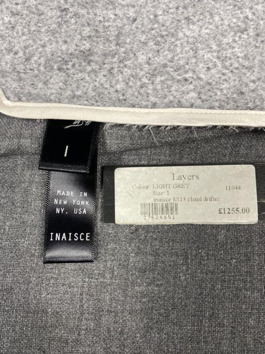 があり Last様 フーテッドコート ライトグレー 1 T3Yzs-m74569279921 専用 新古 INAISCE ⇘アウター