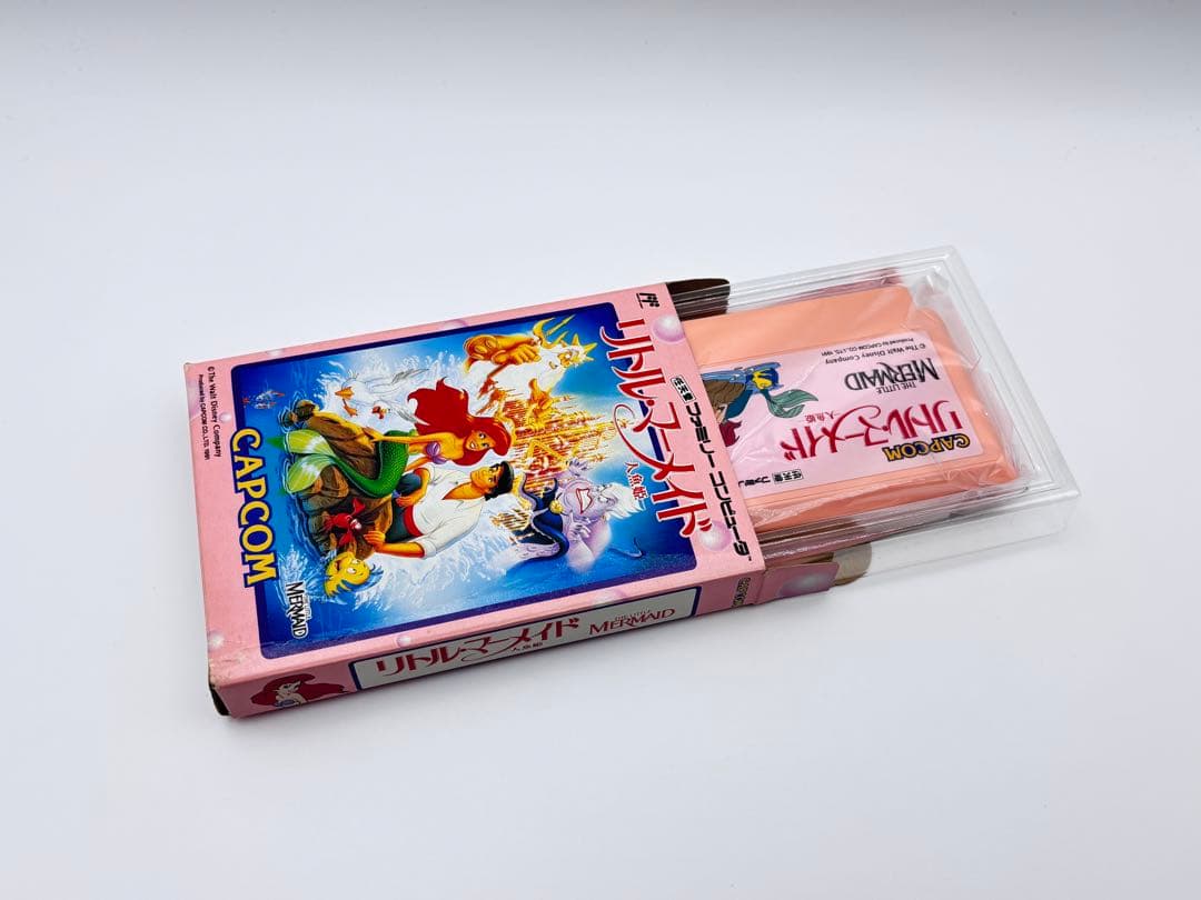 動作確認済　リトルマーメイド ファミコン　　　　　箱説付