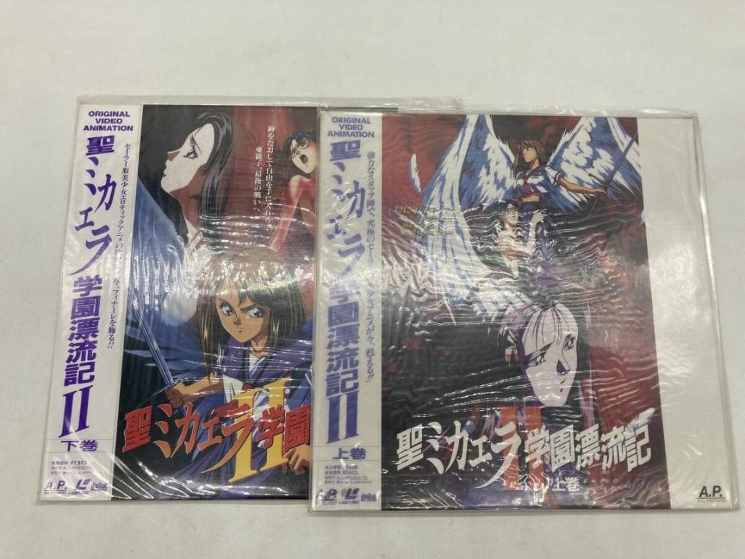 アニメ LD 聖ミカエラ学園漂流記Ⅱ 上下巻 LD BOX レーザーディスク