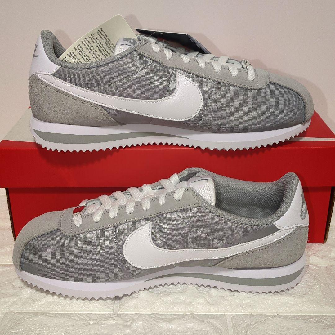 26.0 NIKE ナイキコルテッツ テキスタイル Cortez シルバー