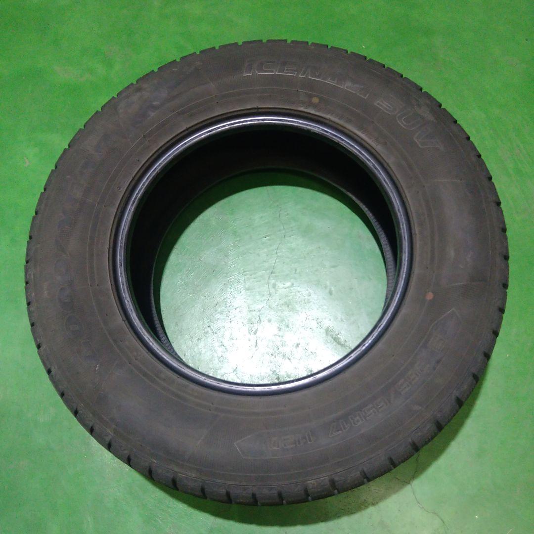 中古冬タイヤ グッドイヤー アイスナビSUV 265/65R17 112Q 4本