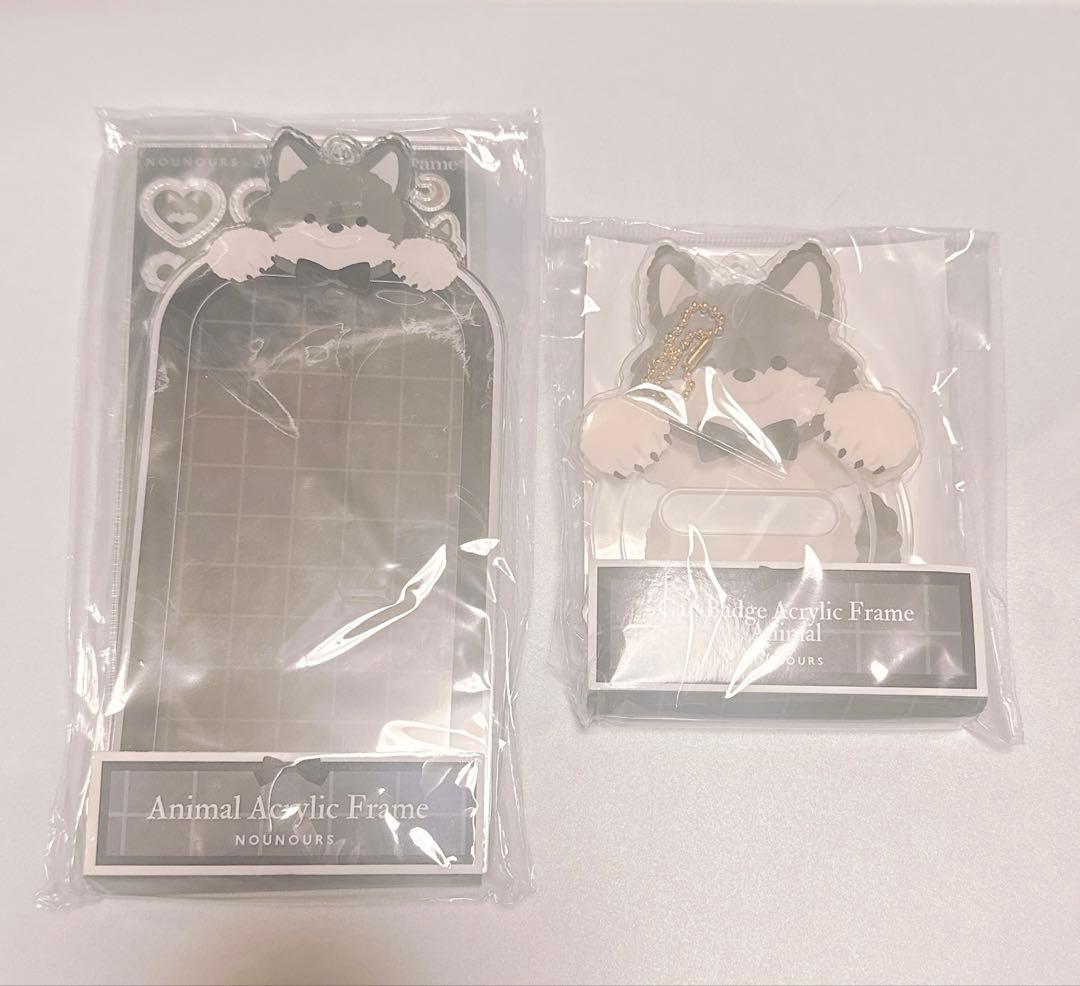 FUKUYA フクヤ アクリルフレーム アニマル おおかみ