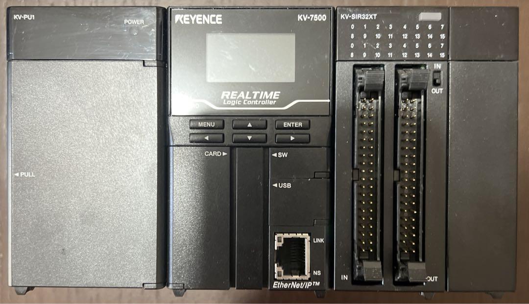 KEYENCE KV-7500 シーケンサー+電源ユニット+拡張ユニット