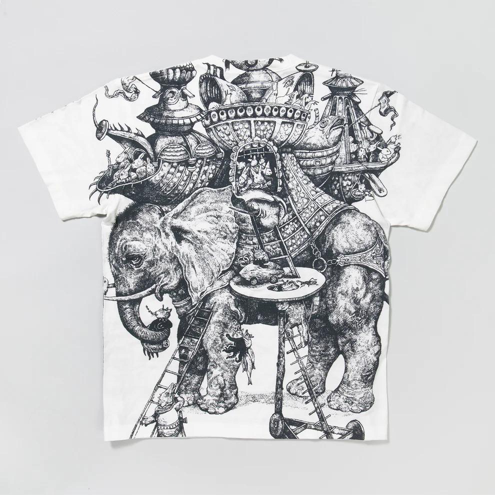 ヒグチユウコ/ボリス雑貨店：Tシャツ BABEL 　Lサイズ