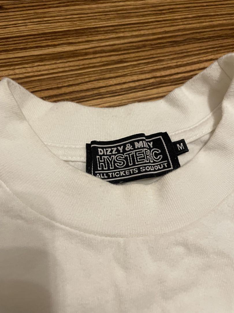 HYSTERIC GLAMOUR ロンT 目隠しデビルガール チャンピオンプラグ