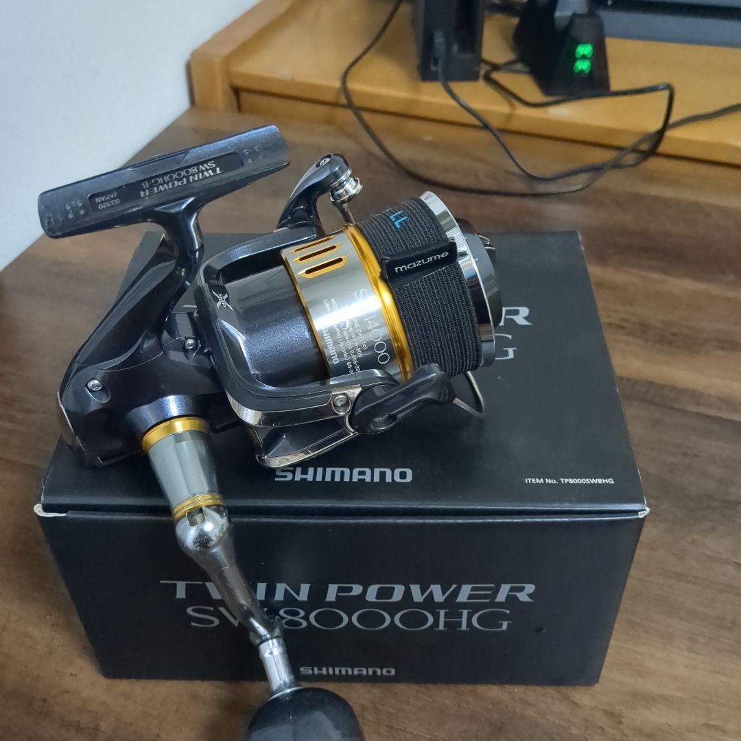 SHIMANO TWIN POWER SW8000HG スピニングリール - メルカリ