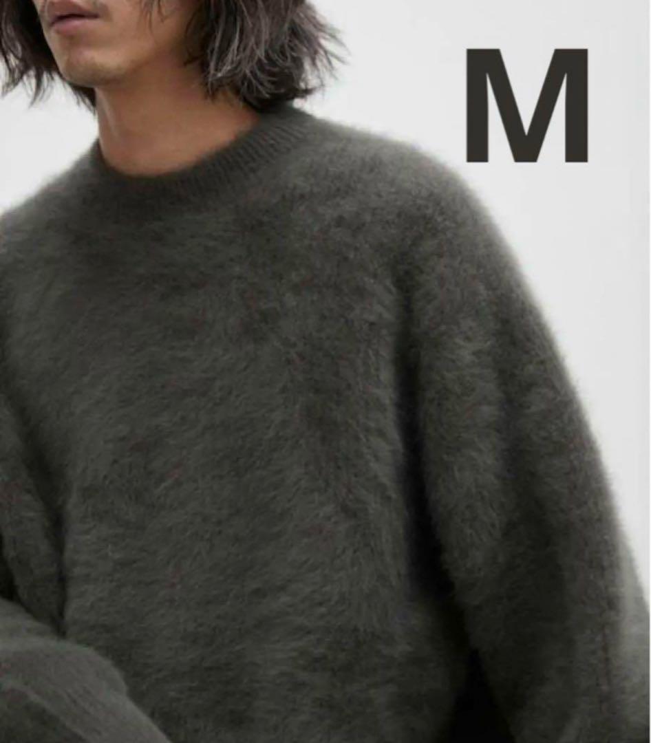 FOX CASHMERE KNIT カーキ Mサイズ