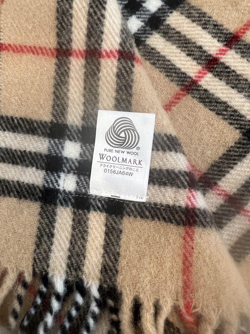 【極美品】BURBERRY LONDON 　大判ストール　膝掛け　ショール