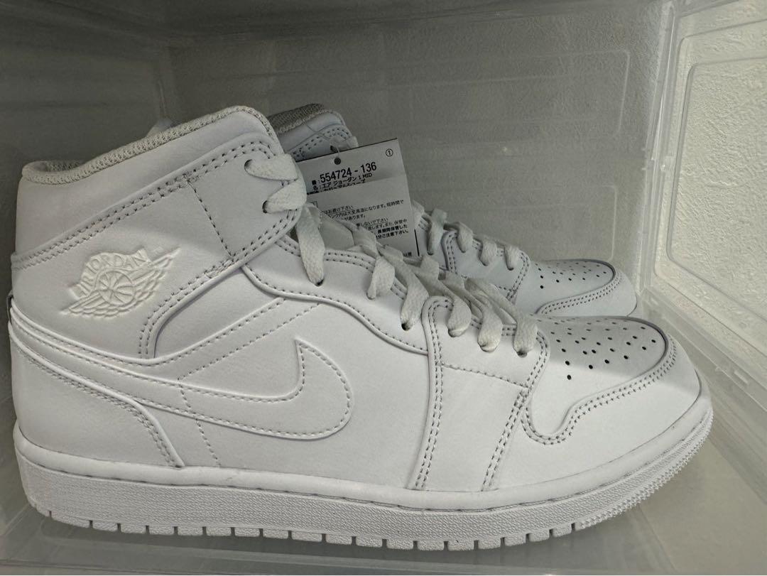 NIKE ナイキ エアジョーダン1 AirJordan1 ホワイト 画像1