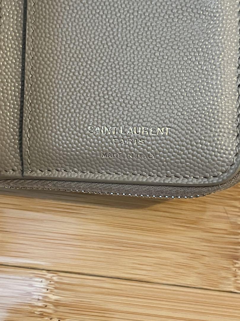 【正規店購入】SAINT LAURENT 二つ折り財布  ベージュ