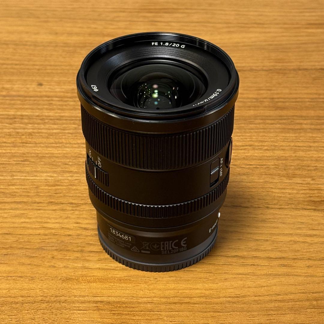 SONY カメラレンズ FE 20mm F1.8 G ソニーE /単焦点レンズ