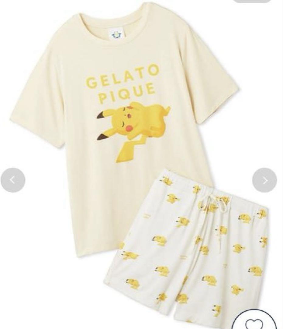 ⭐️　美品タグ付き　ジェラートピケ　接触冷感Tシャツ＆ショートパンツセット