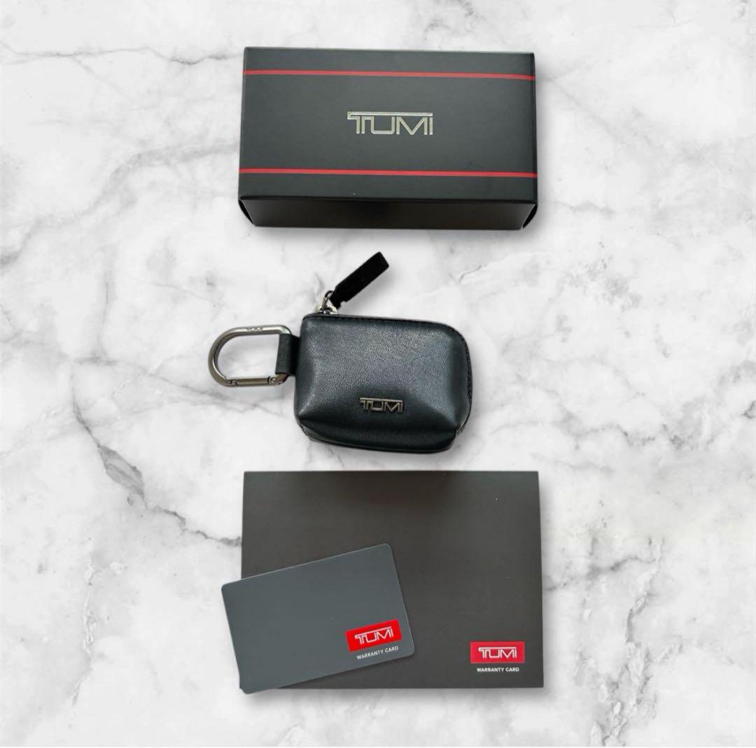 TUMI エクストラ・スモール・ポーチ　 AirPods 収納レザーケース