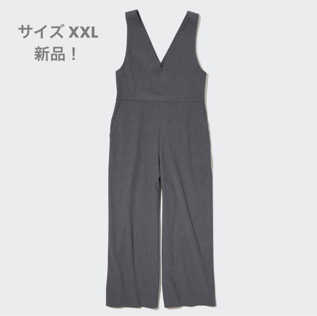 新品】UNIQLO ユニクロ Ｖネックサロペット 代引き手数料無料 www