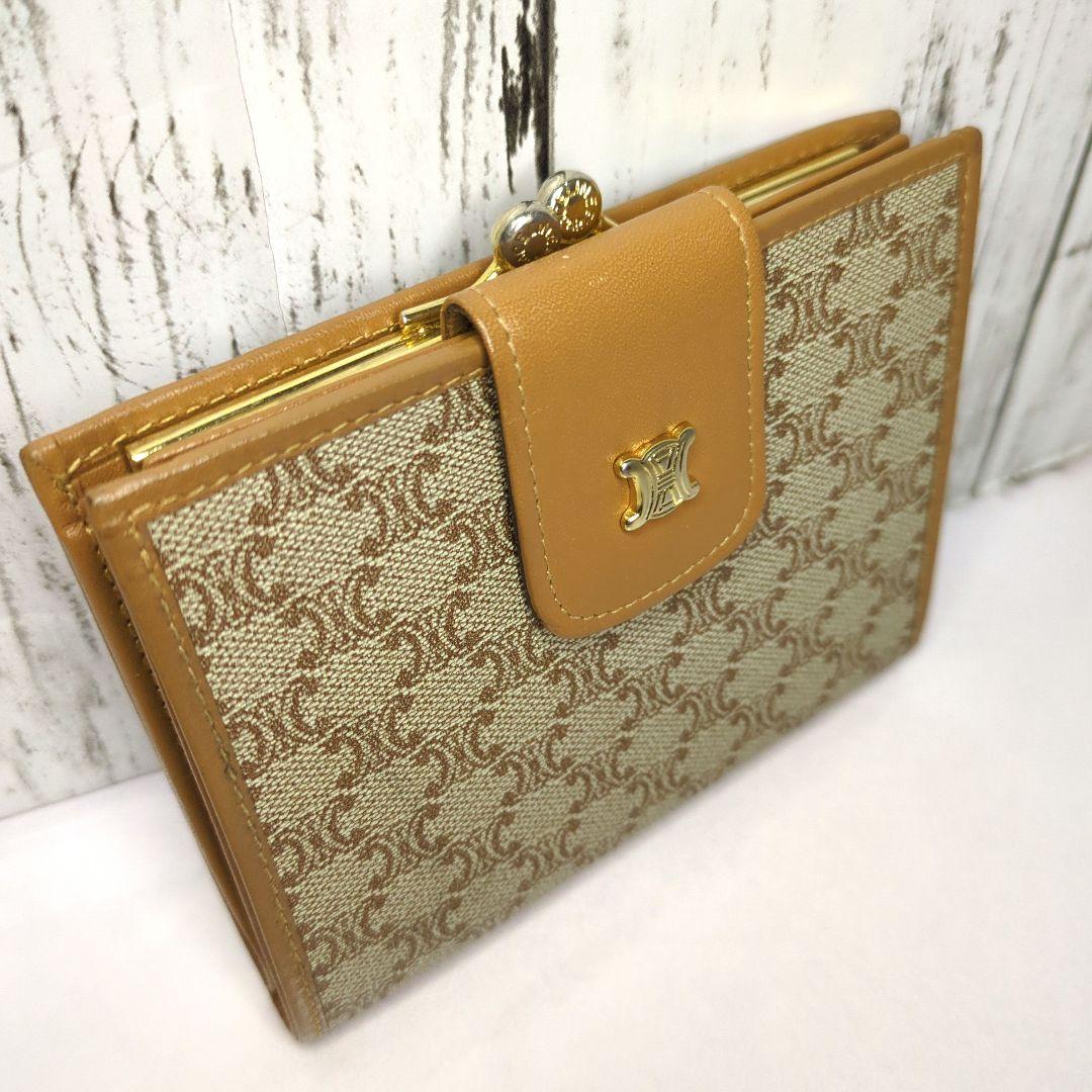 鑑定済・新品✨️】セリーヌ 折り財布 マカダム柄トリオンフ