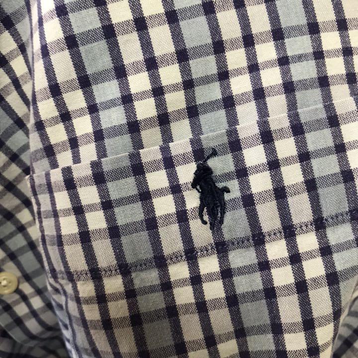 格安得価 POLO 開襟 半袖シャツ 青 z85Et-m74599864865 Ralph Lauren ポロラルフローレン 通販最新品