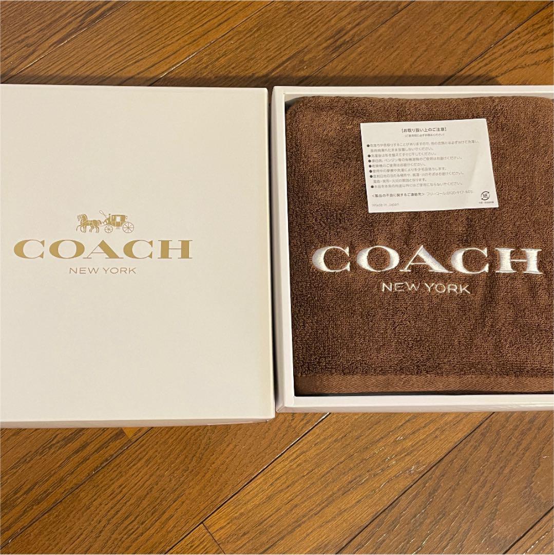 COACH フェイスタオル