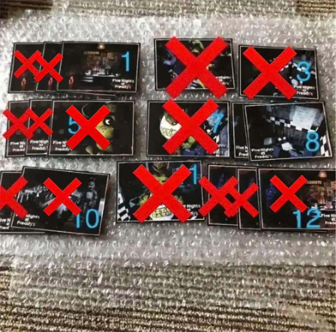 オープニングオープニングfnaf カード トレカ five Nights At Freddy's