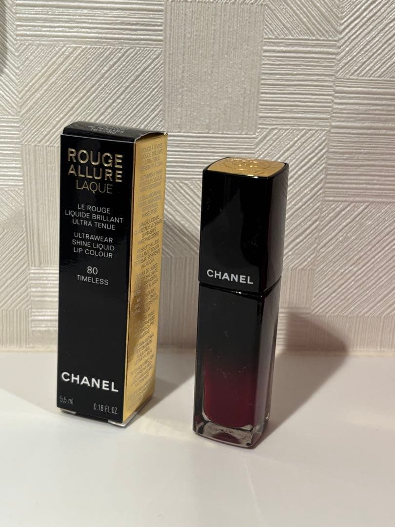 未使用CHANEL ROUGE ALLURE LAQUE 80 TIMELESS