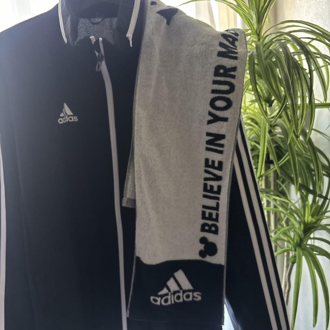 【未使用】ディズニー×adidasコラボ ジャージとマフラータオルのセット