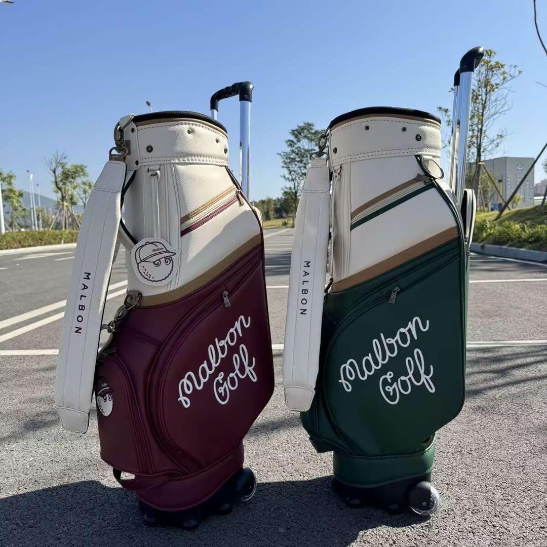 マルボンゴルフ malbon キャディバッグ キャスター型バッグ男女兼用