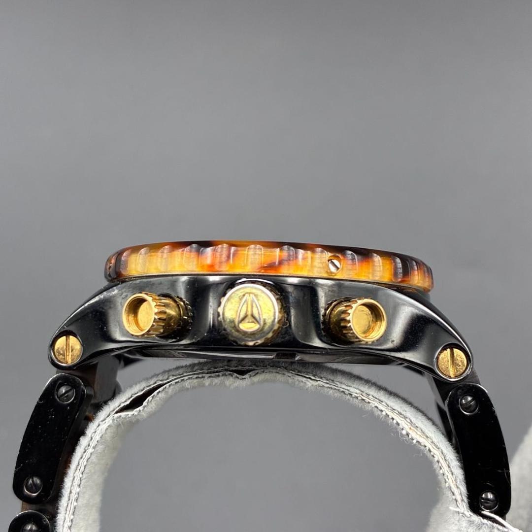 NIXON THE42-20 クロノグラフ 鼈甲 べっ甲 メンズ レディース