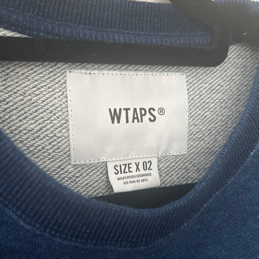 WTAPS インディゴスウェットベスト サイズX 02 WTAPS インディゴスウェットベスト サイズX 02