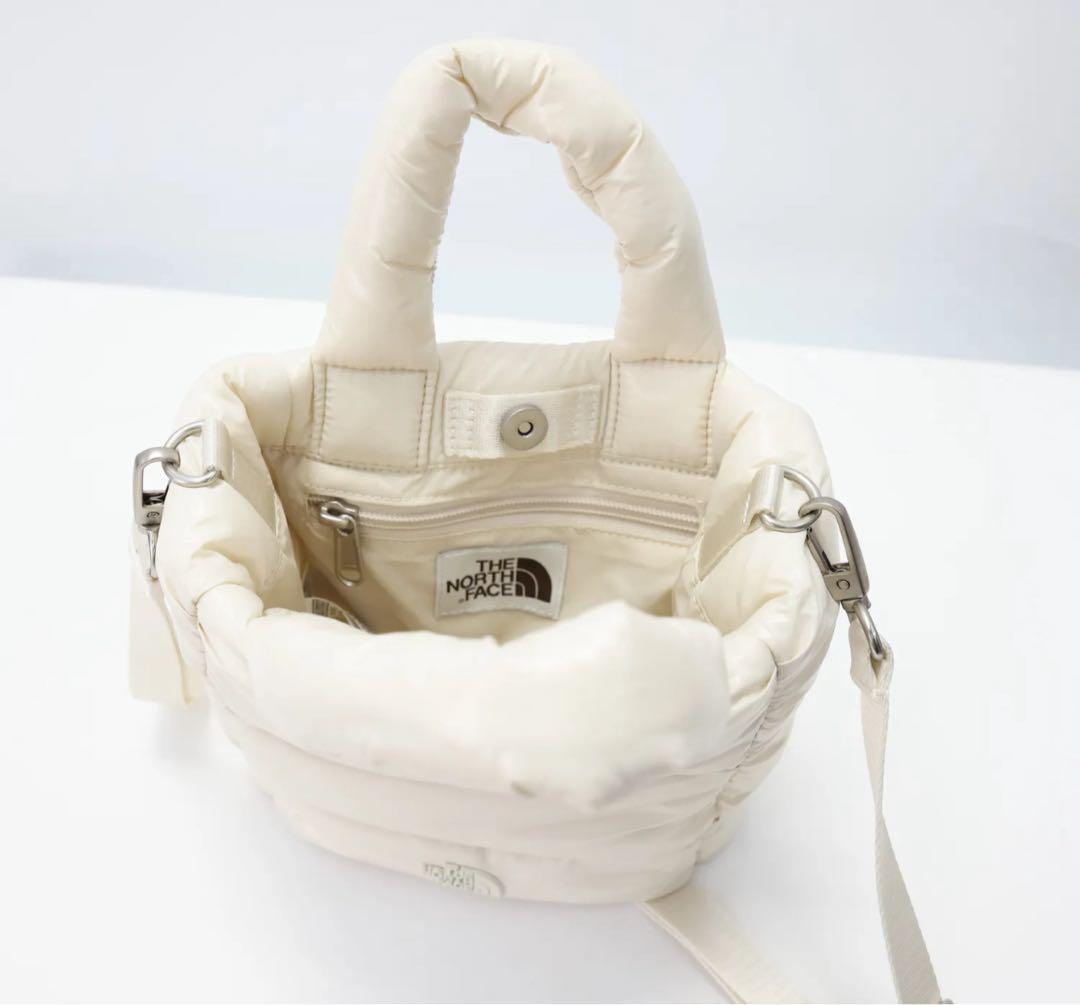 【韓国限定】ホワイトレーベル　PLUMPY TOTE BAG MINI クリーム