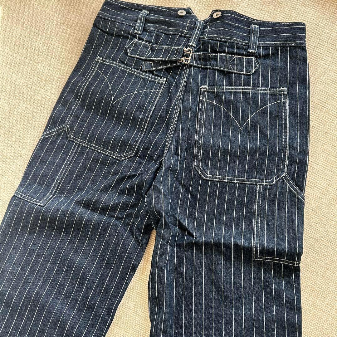 ウォバッシュ パンツ デニム アメカジ ストライプ ヒッコリー