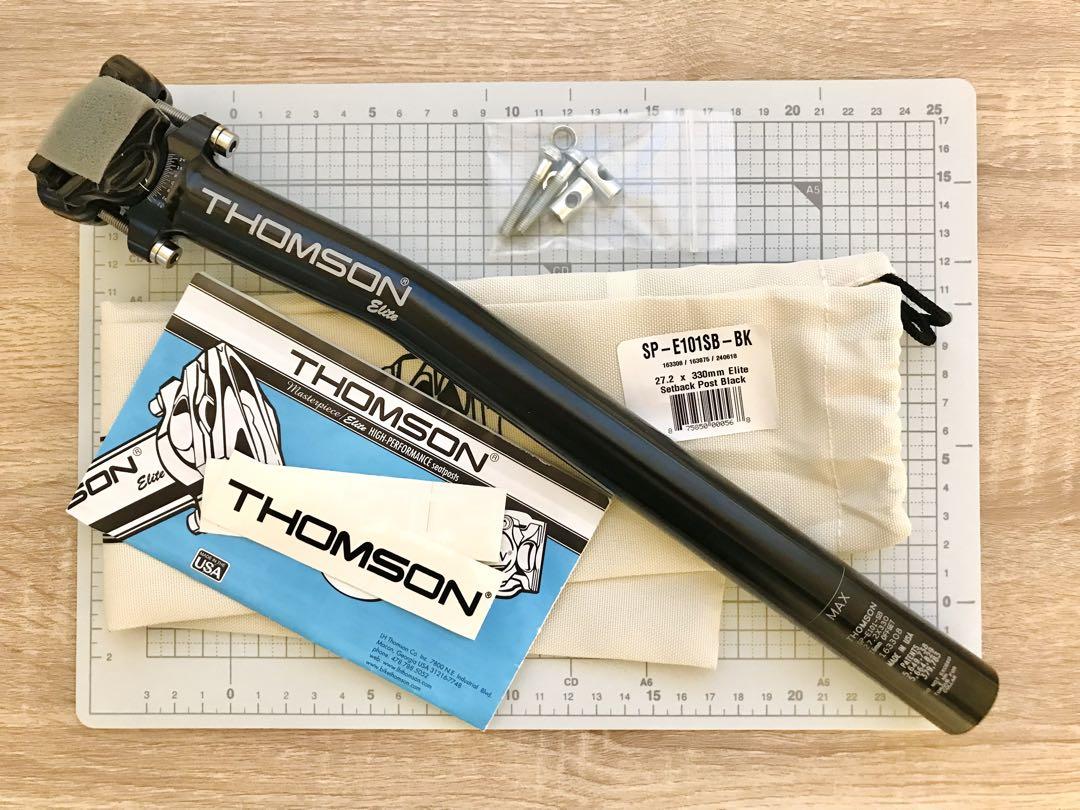 THOMSON Elite シートポスト 27.2 setback チタンボルト